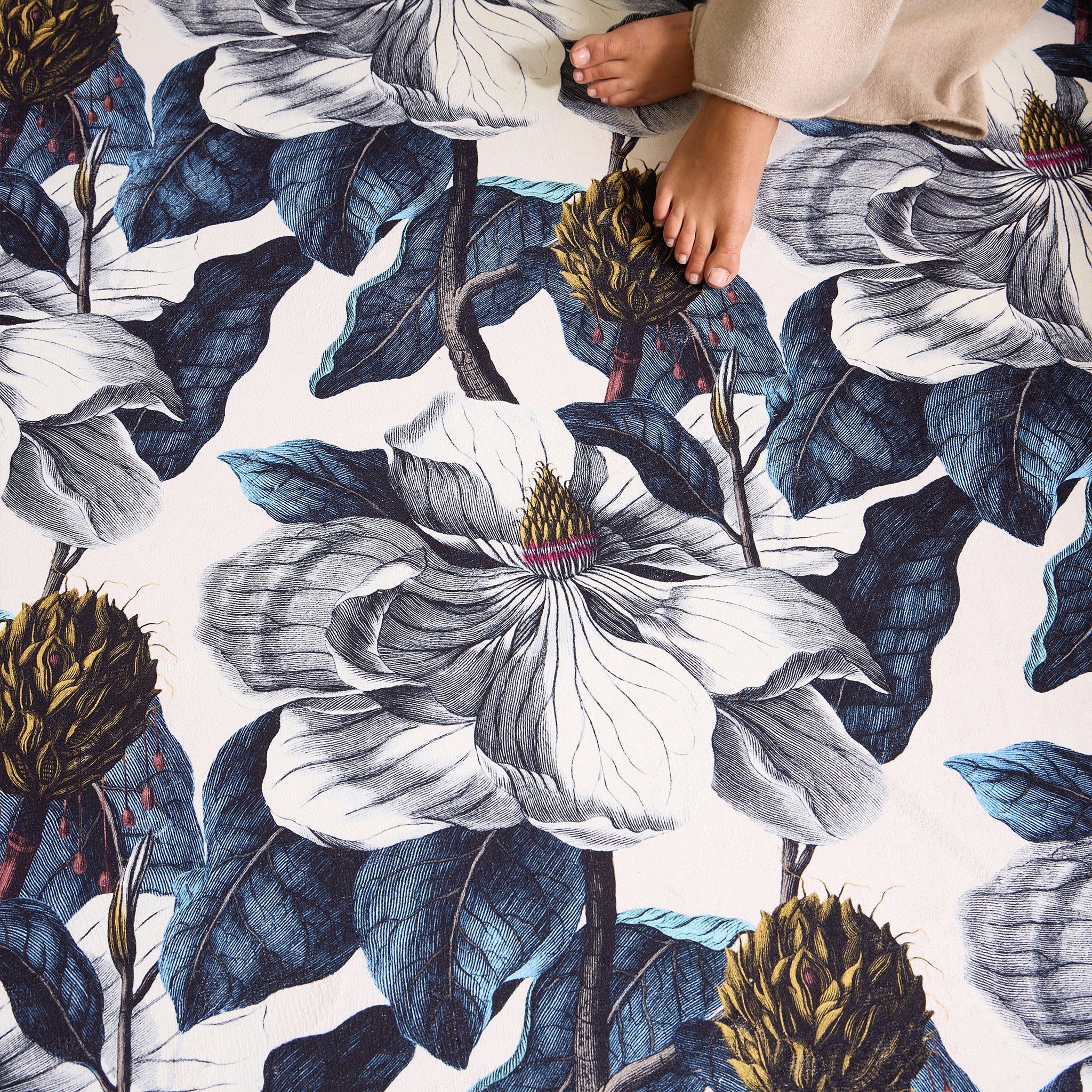 Magnolia Garden Eco-Washable Rug - Image 3