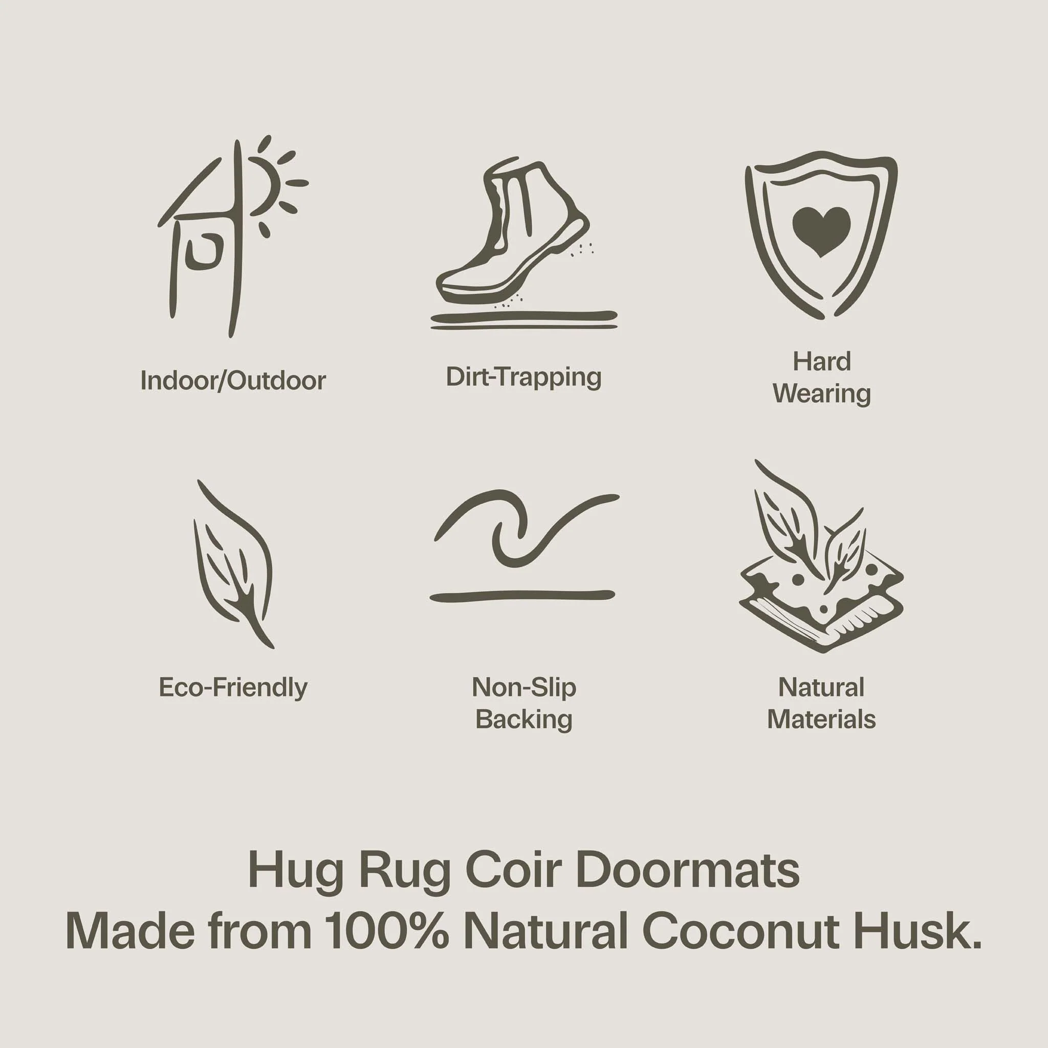 Coir Insert Pheasant Doormat - Image 3